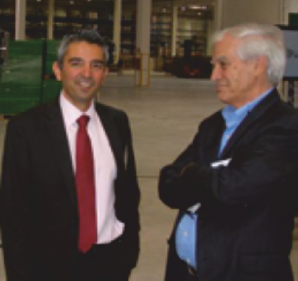 Silvio Cocco e Michele Vona, titolare del Gruppo Vona