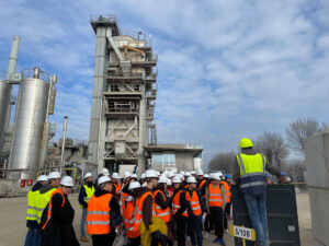 Visita alla centrale di produzione asfalti.